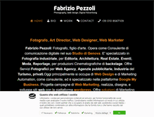 Tablet Screenshot of fabriziopezzoli.com